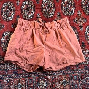 All in Motion Women's Athletic Shorts in Rust